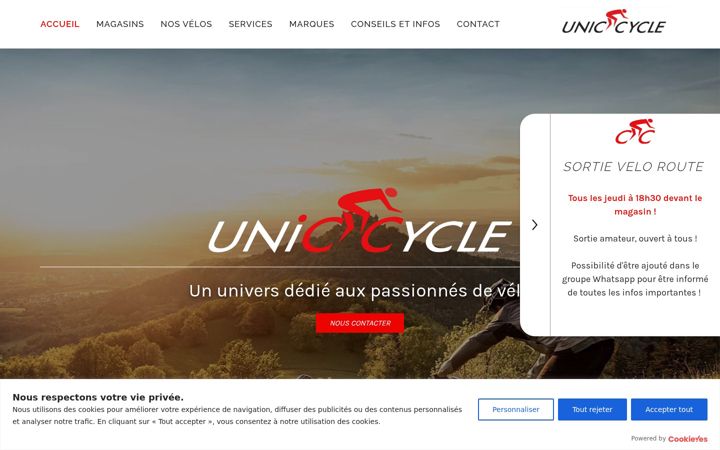 Screenshot of green-bike.ch