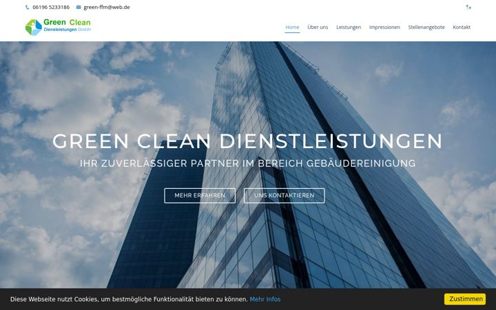 Screenshot of green-clean-gmbh.de