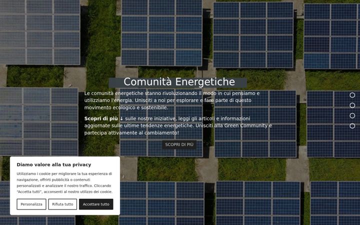 Screenshot of green-community.it