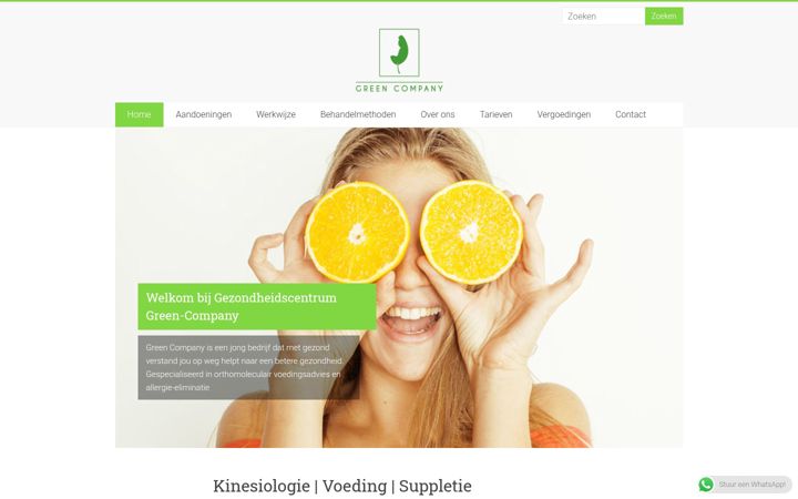 Screenshot of green-company.nl