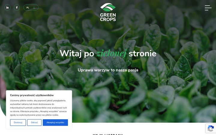 Screenshot of green-crops.pl