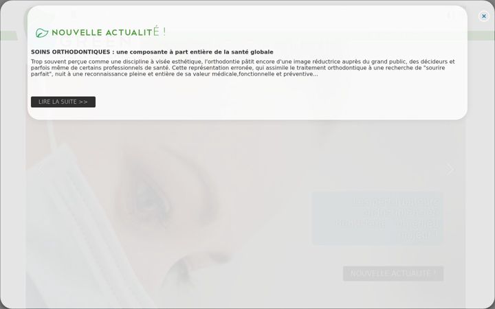 Screenshot of green-dentisterie.com