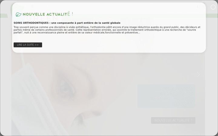 Screenshot of green-dentisterie.fr