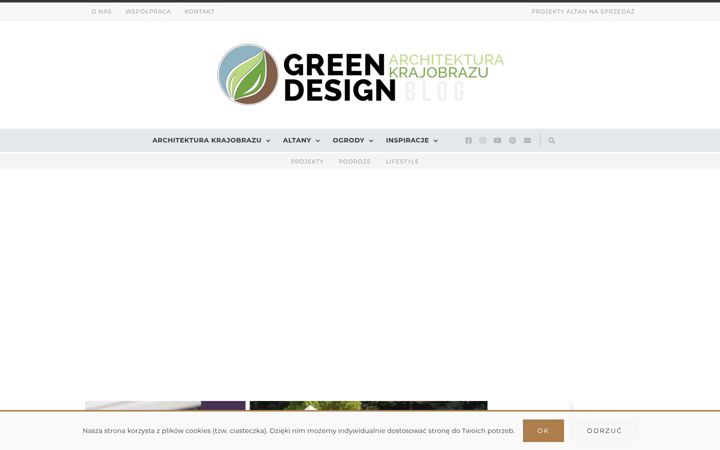 Screenshot of green-design-blog.com.pl