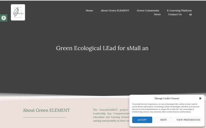 Screenshot of green-element.eu