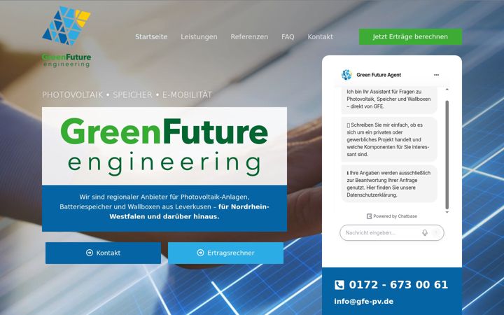 Screenshot of green-future-engineering.de