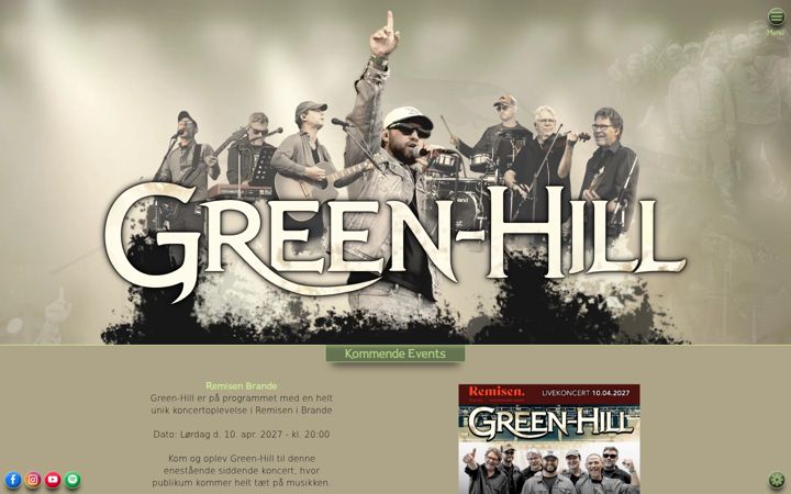 Screenshot of green-hill.dk