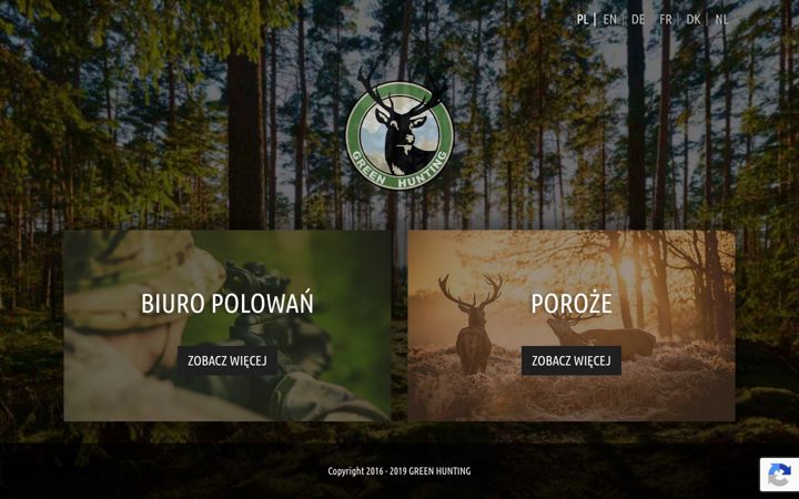 Screenshot of green-hunting.pl