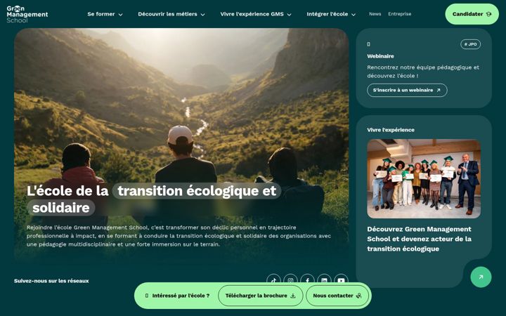 Screenshot of green-management-school.fr