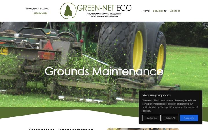 Screenshot of green-net.co.uk