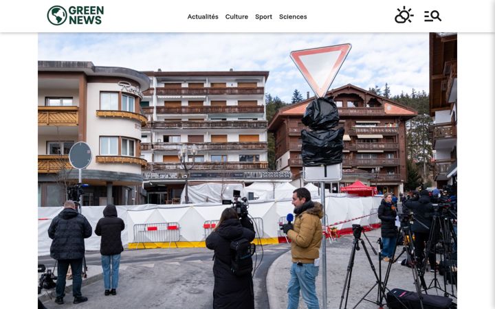 Screenshot of green-news.ch