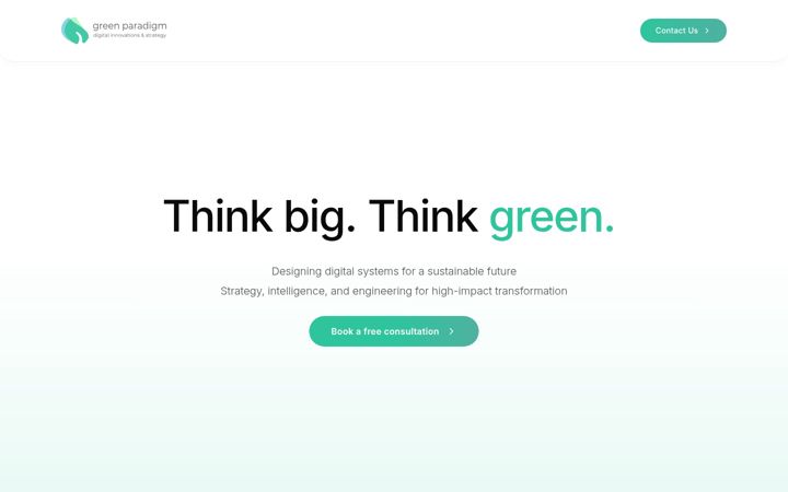 Screenshot of green-paradigm.eu