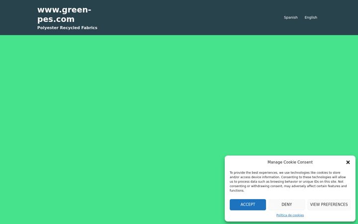 Screenshot of green-pes.com