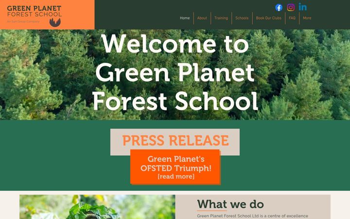 Screenshot of green-planet.co.uk