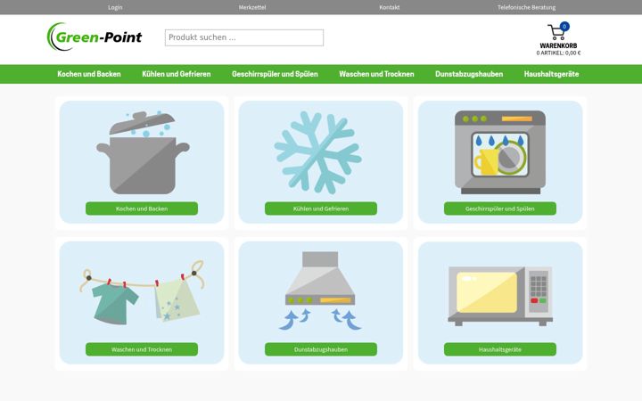 Screenshot of green-point.de