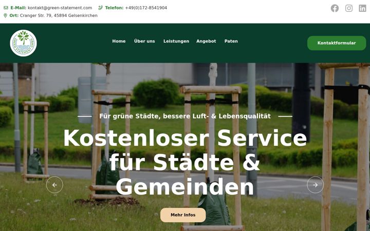 Screenshot of green-statement.de