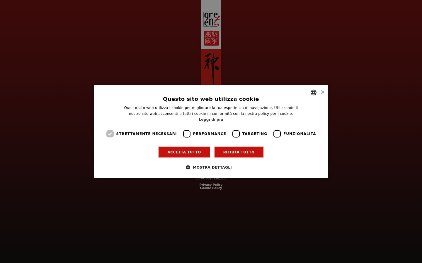 Screenshot van de toestemmingsbanner zoals getoond vóór enige interactie