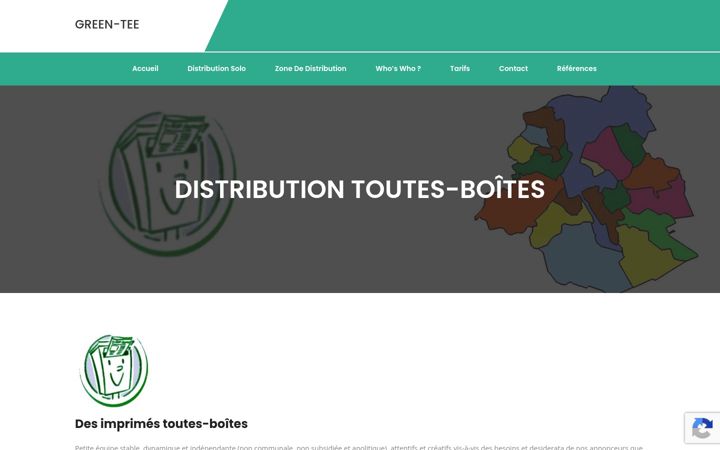 Screenshot of green-tee.be