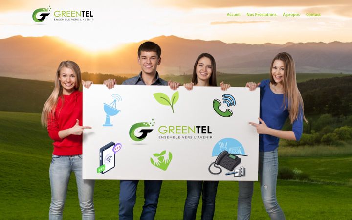 Screenshot of green-tel.fr