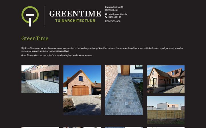 Screenshot of green-time.be