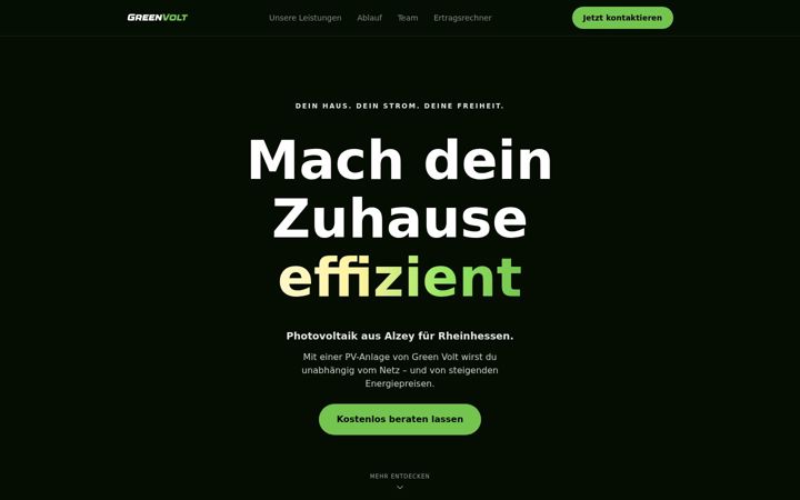Screenshot of green-volt.org