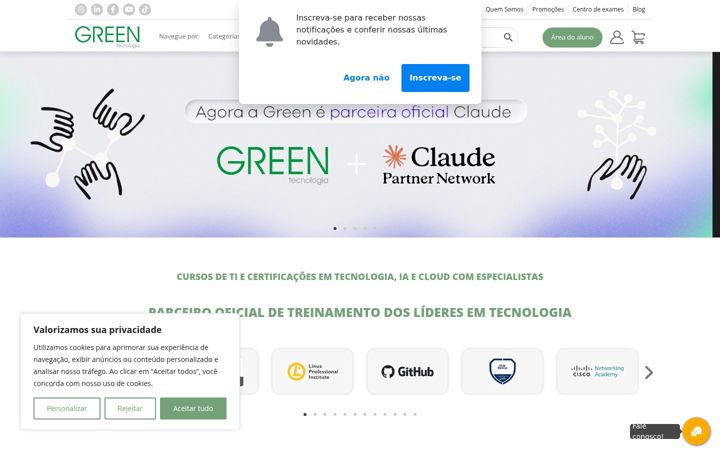 Screenshot of green.com.br
