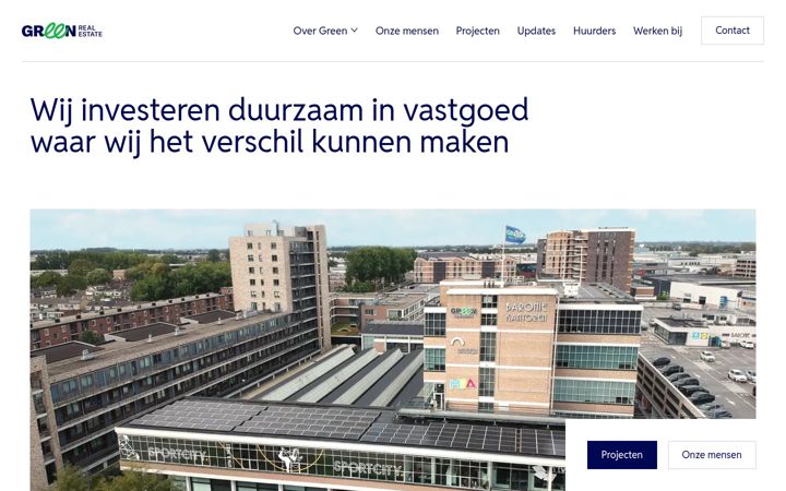 Screenshot of green.nl