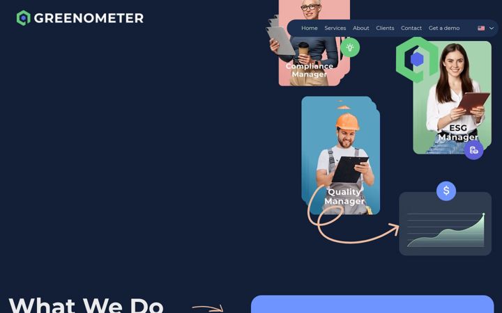 Screenshot of green0meter.com