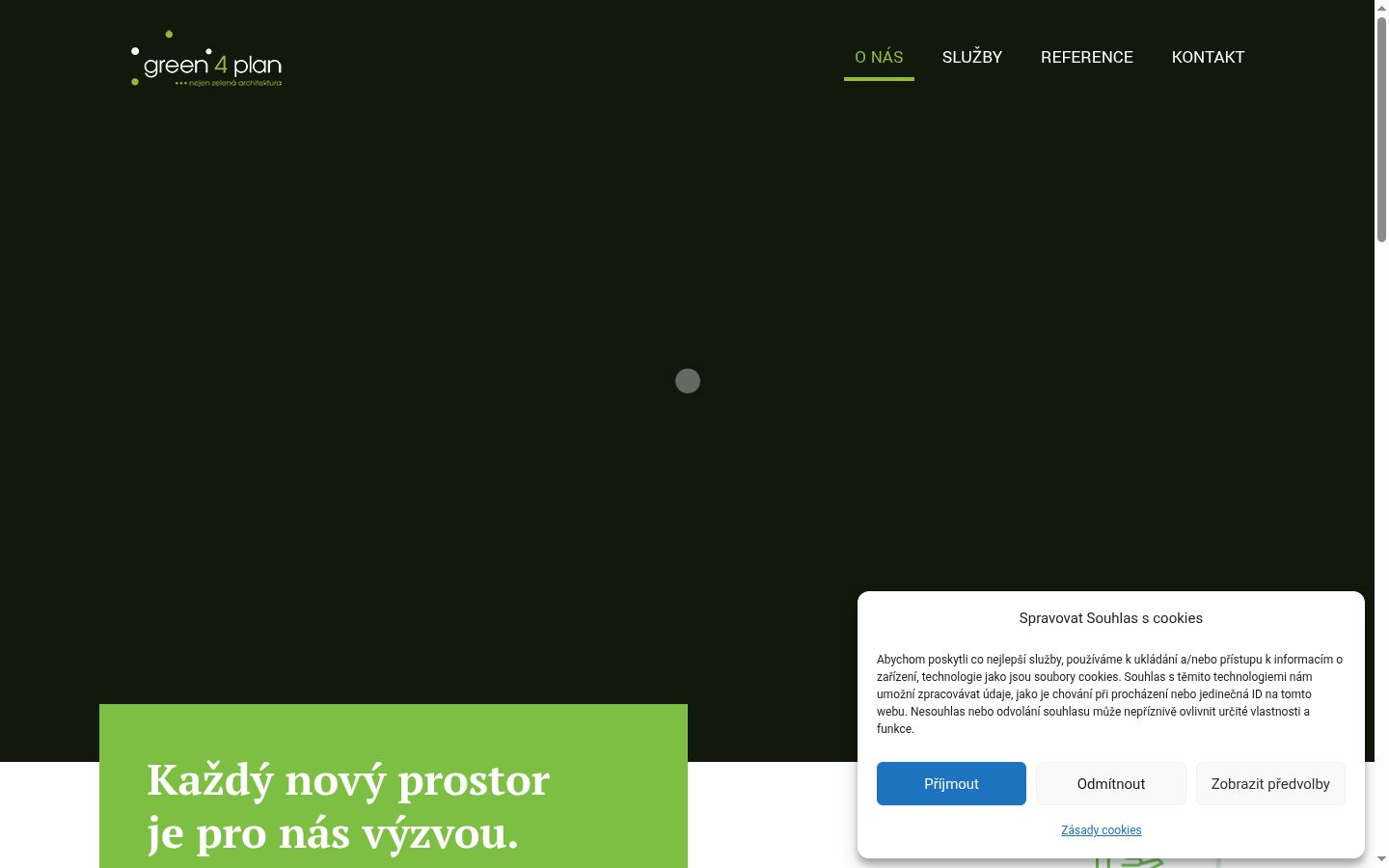 Snímek obrazovky baneru souhlasu zobrazeného před jakoukoli interakcí