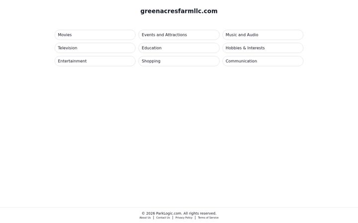 Screenshot of greenacresfarmllc.com