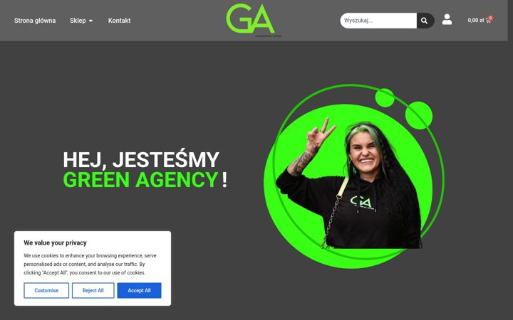 Screenshot of greenagencytt.pl