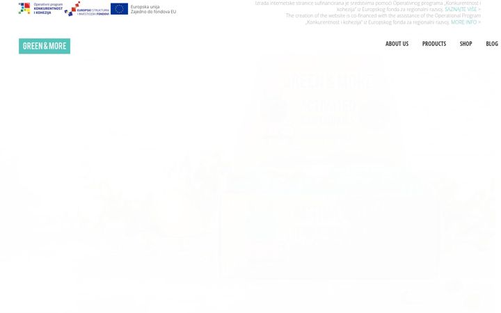 Screenshot of greenandmore.hr