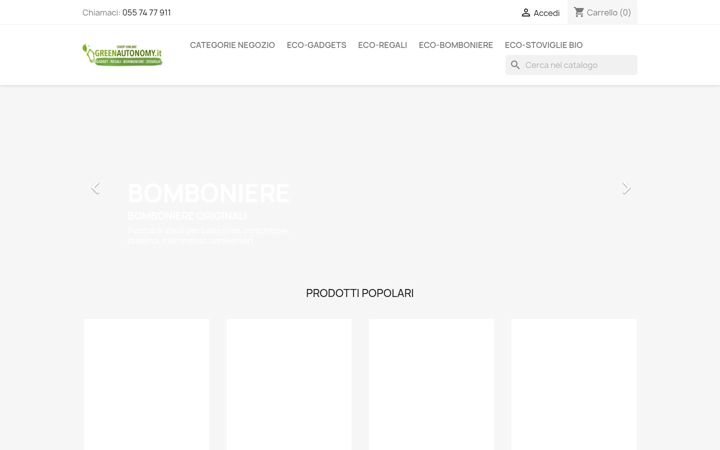 Screenshot of greenautonomy.it