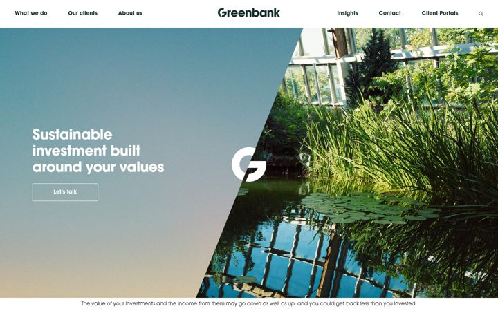 Screenshot of greenbankinvestments.com