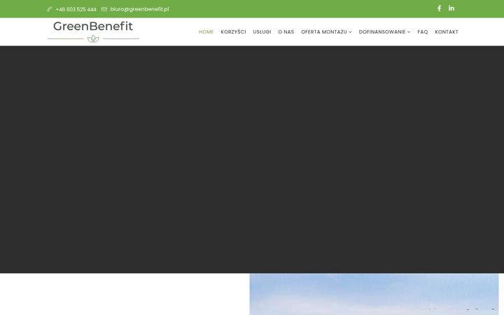 Screenshot of greenbenefit.pl