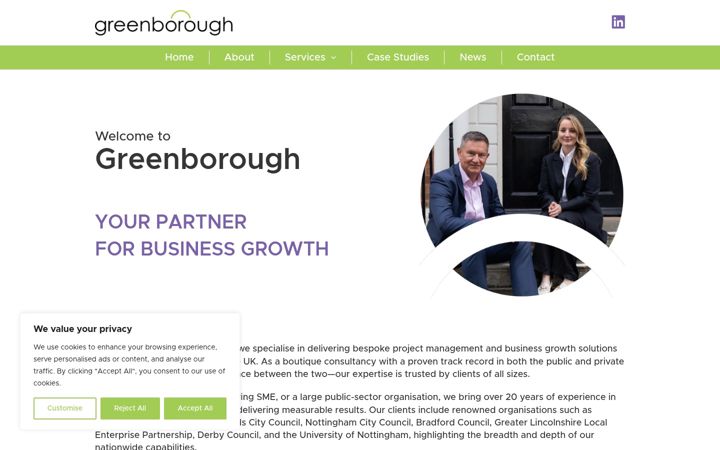 Screenshot of greenborough.com