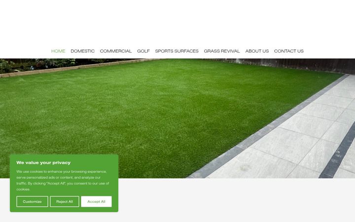 Screenshot of greenboxgrass.co.uk