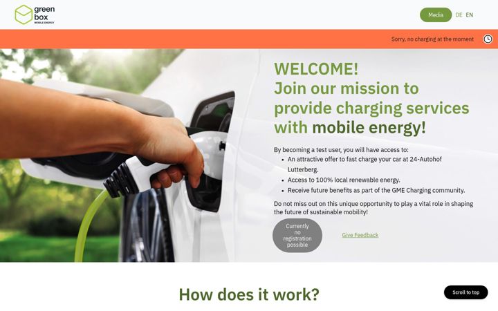 Screenshot of greenboxmobile.app