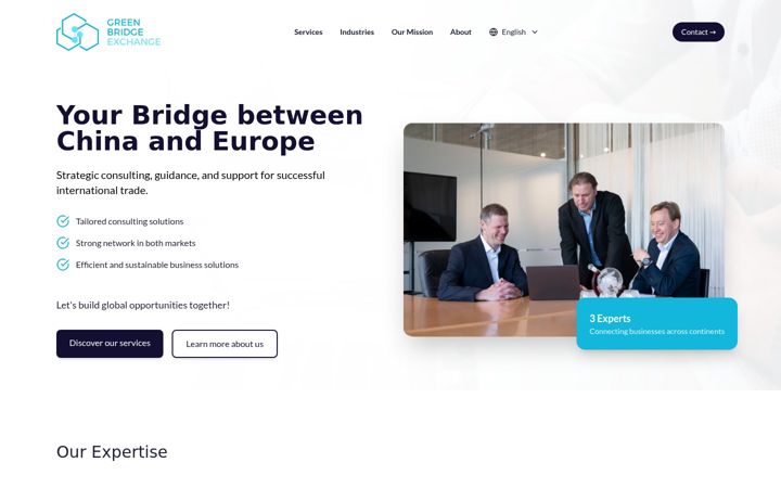 Screenshot of greenbridge-exchange.eu