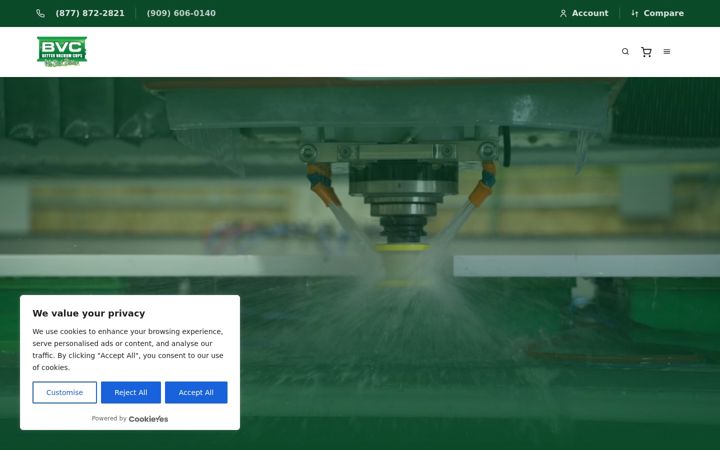 Screenshot of greenbvc.com