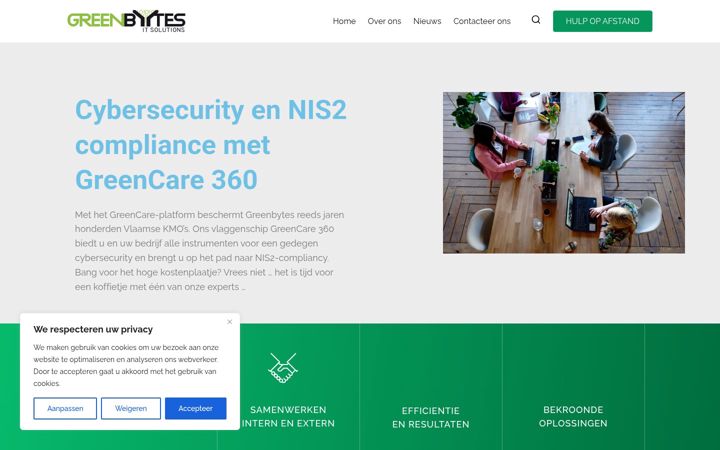 Screenshot of greenbytes.be