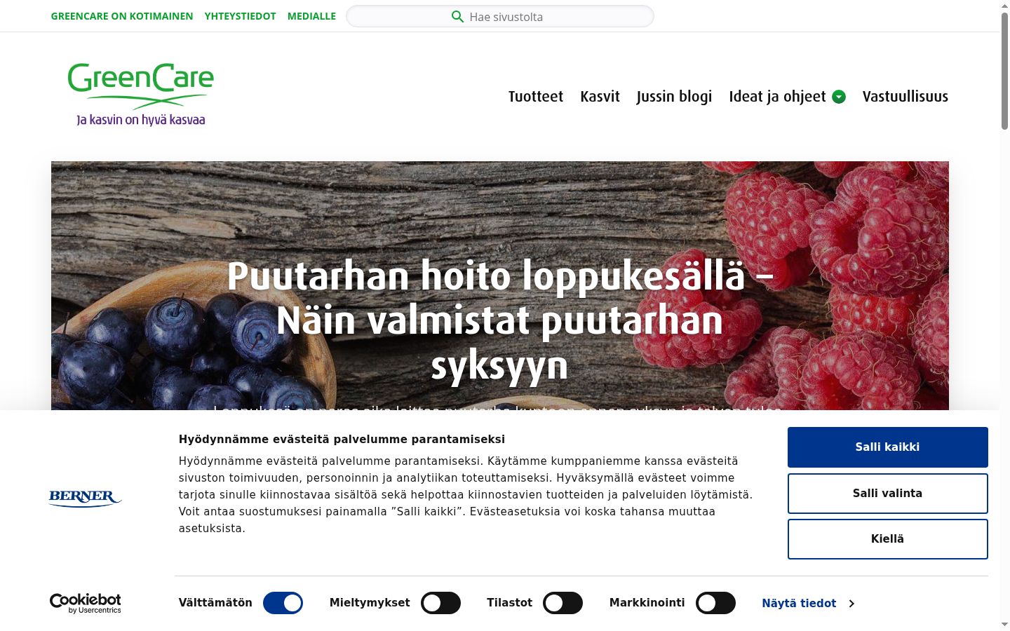 Snímka obrazovky banera súhlasu zobrazeného pred akoukoľvek interakciou