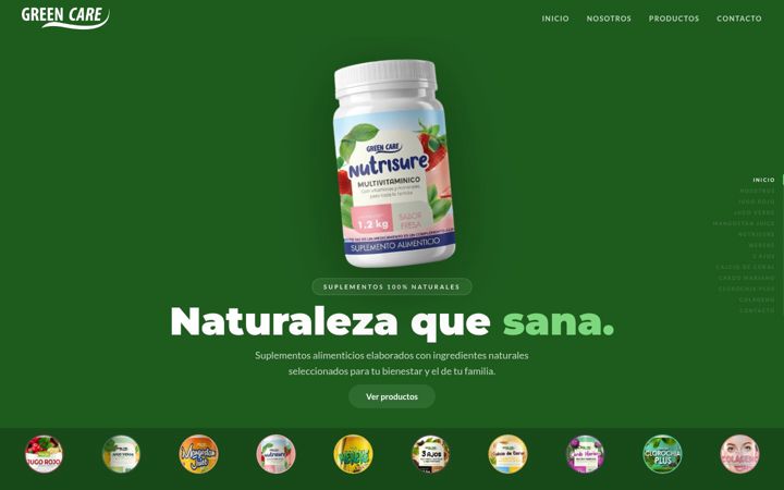 Screenshot of greencaremexico.com