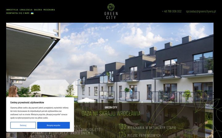 Screenshot of greencitywro.pl