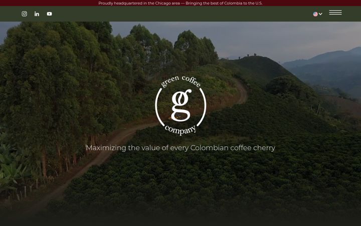 Screenshot of greencoffeecompany.com