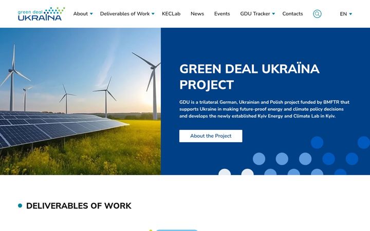 Screenshot of greendealukraina.org