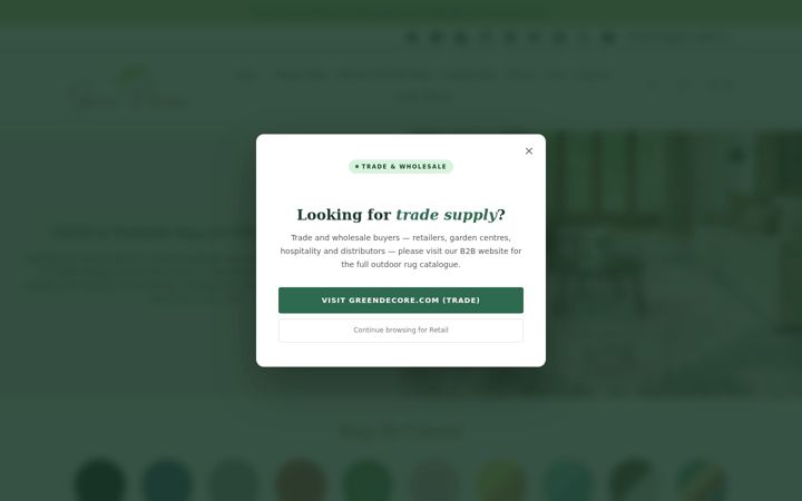 Screenshot of greendecore.co.uk