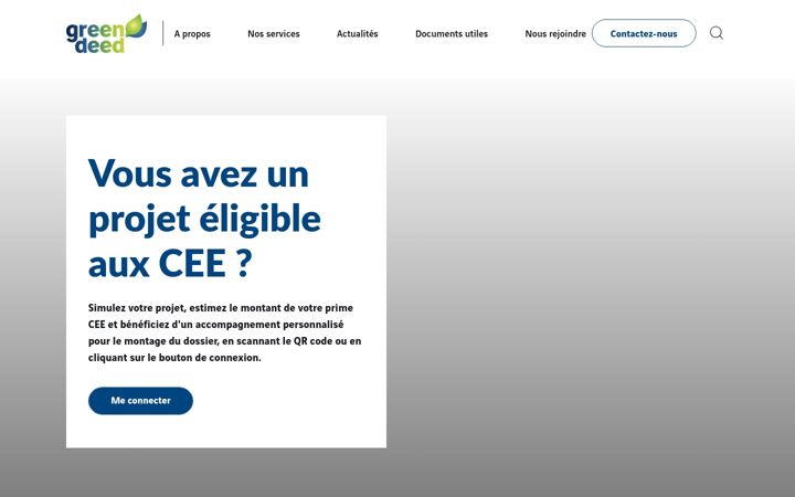 Screenshot of greendeed.net