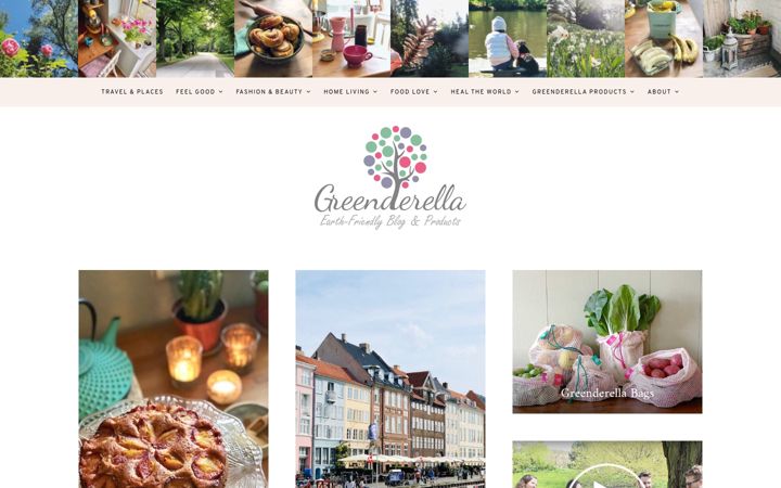 Screenshot of greenderella.com