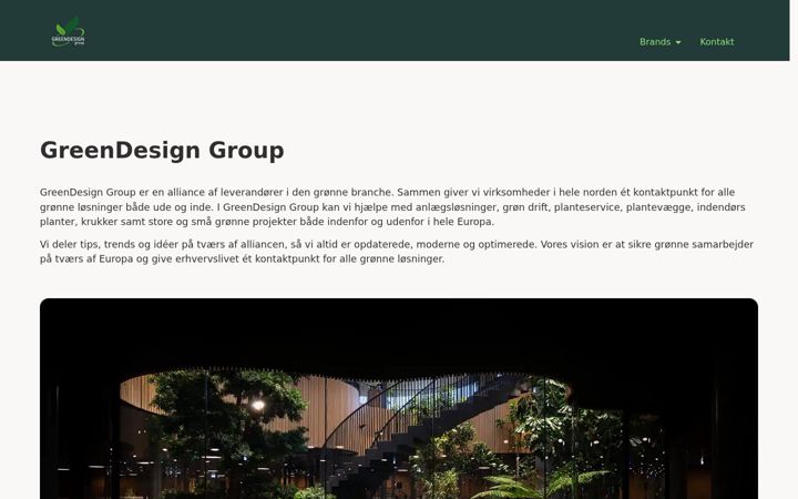 Screenshot of greendesign-group.com